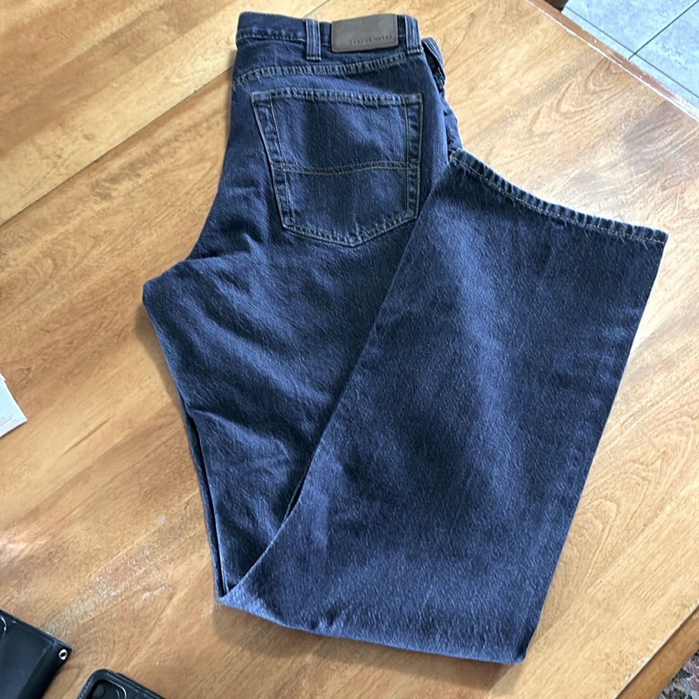 Denver Hayes mens jeans, 36 waist, 34 leg inseam, 100% cotton, straight leg